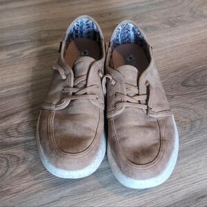 Skechers Tan Boat Shoes for Women